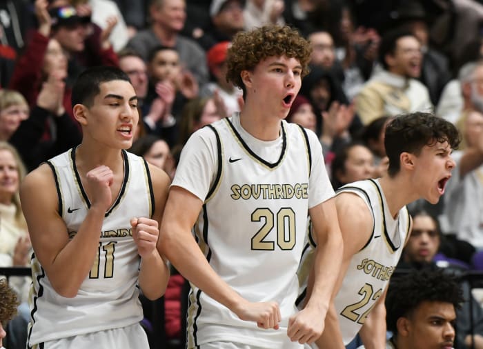 Beaverton Southridge 6A Oregon boys basketball quarterfinal 2024 Taylor Balkom 20